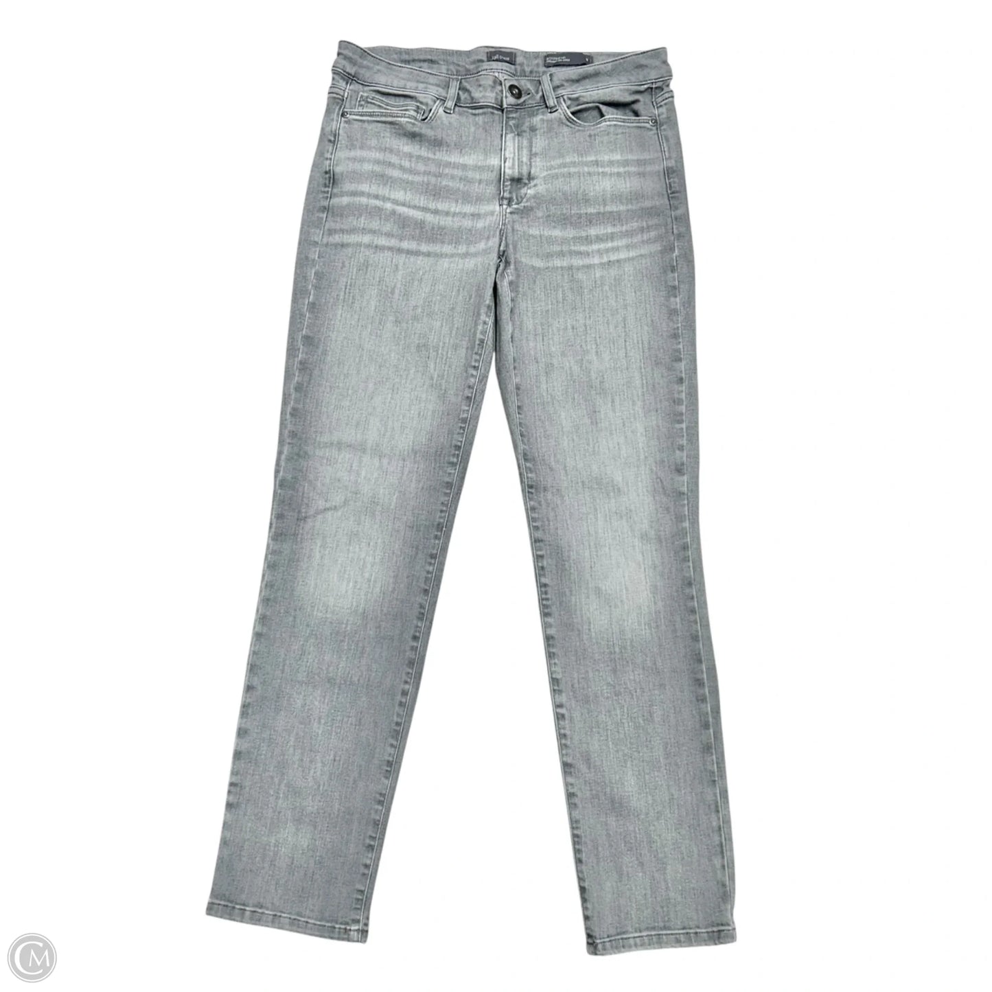 Jeans Straight By J. Jill In Grey Denim, Size: 8