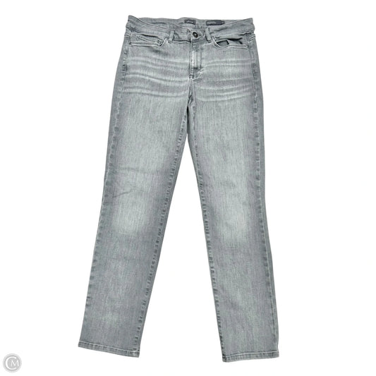 Jeans Straight By J. Jill In Grey Denim, Size: 8