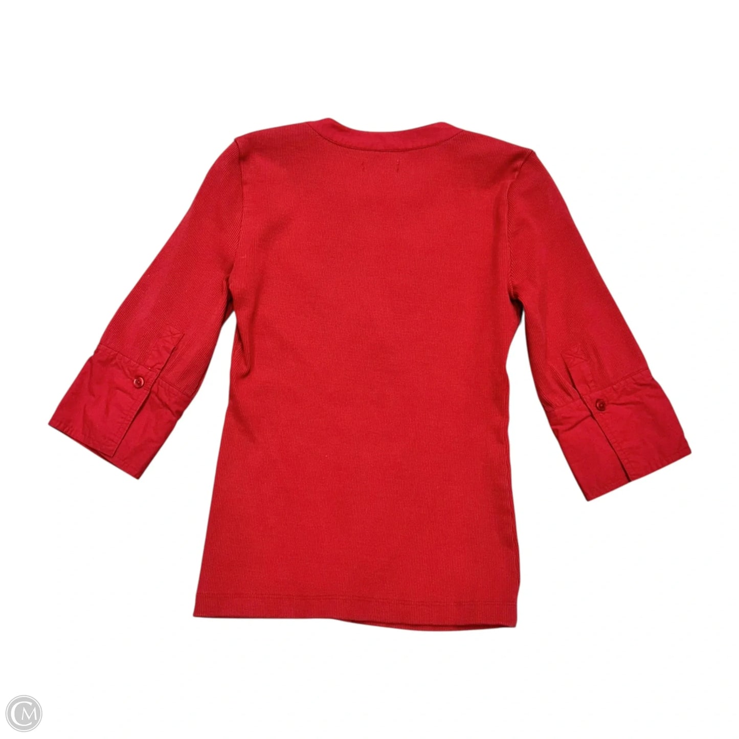 Top 3/4 Sleeve By Maeve In Red, Size: Xs