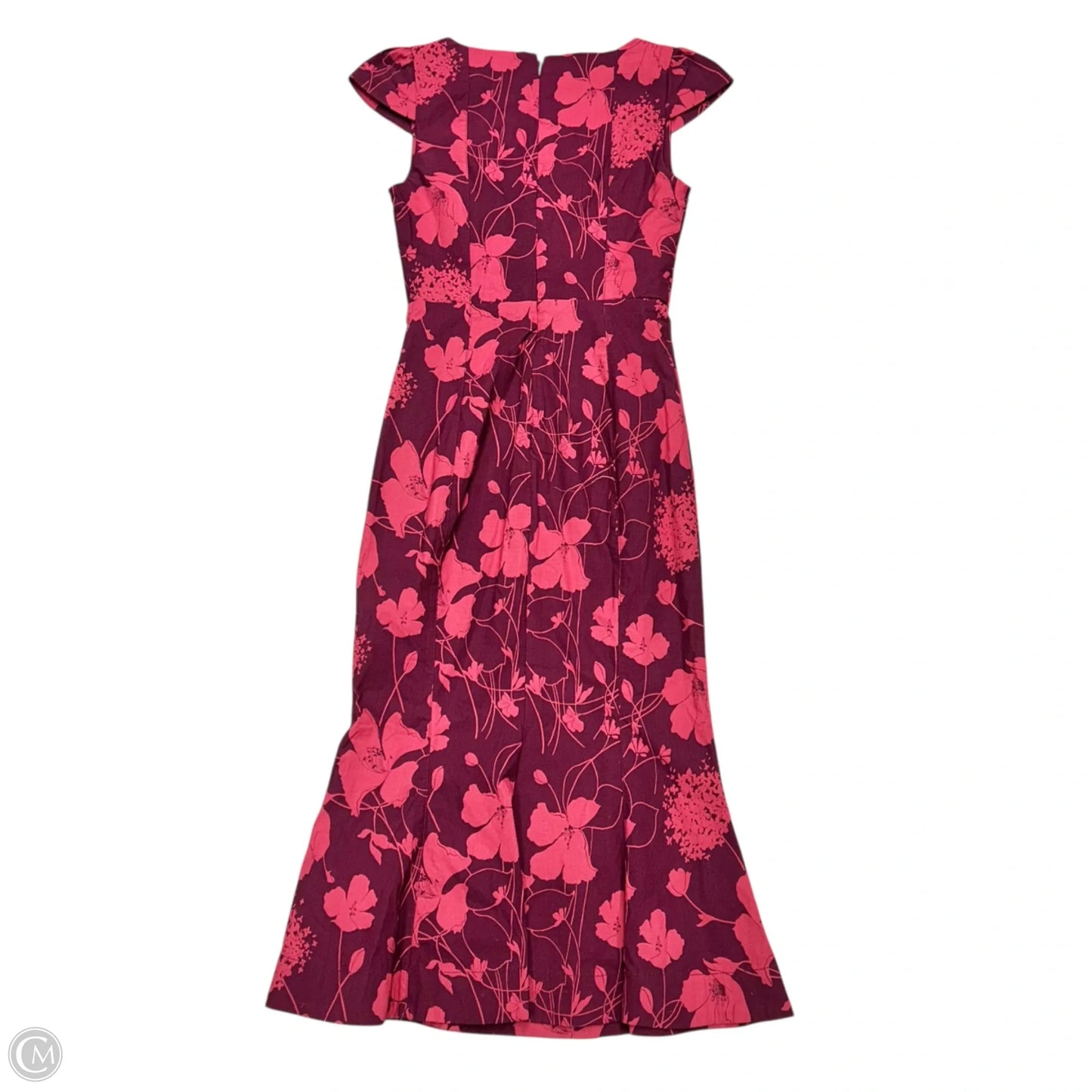 Dress Party Long By Anthropologie In Pink & Purple, Size: Xs