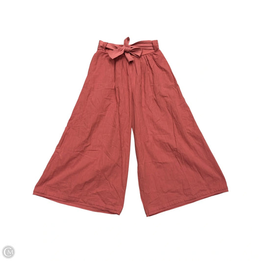 Pants Cropped By Free People In Coral, Size: Xs