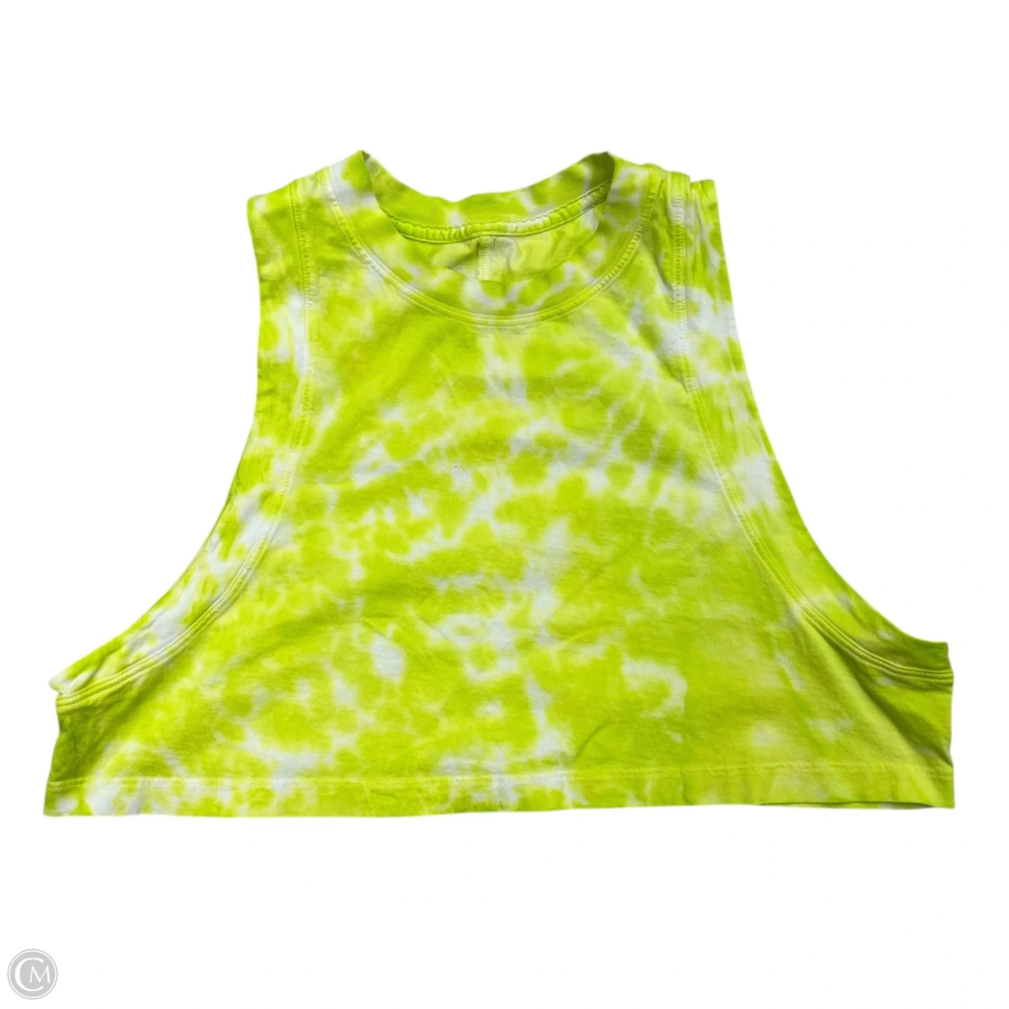 Athletic Tank Top By Lululemon In Chartreuse, Size: S