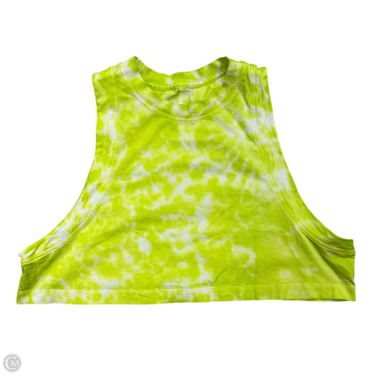 Athletic Tank Top By Lululemon In Chartreuse, Size: S
