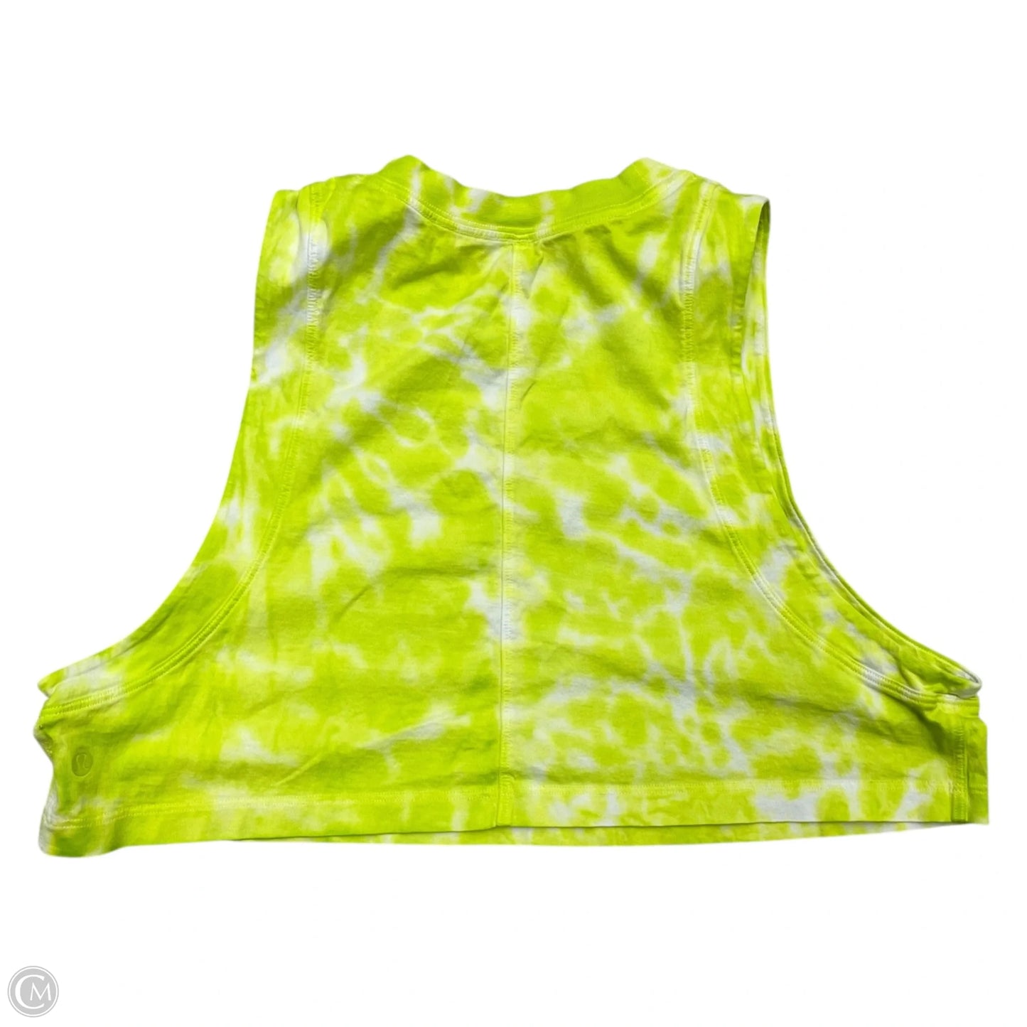 Athletic Tank Top By Lululemon In Chartreuse, Size: S