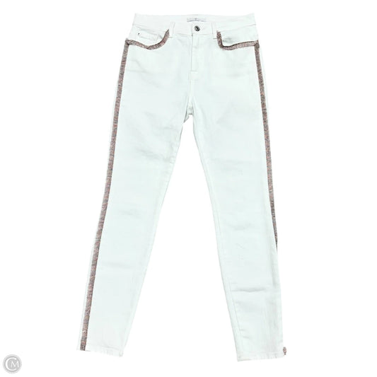 Jeans Straight By 7 For All Mankind In White Denim, Size: 6