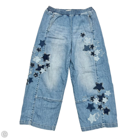 Jeans Wide Leg By Pilcro In Blue Denim, Size: S