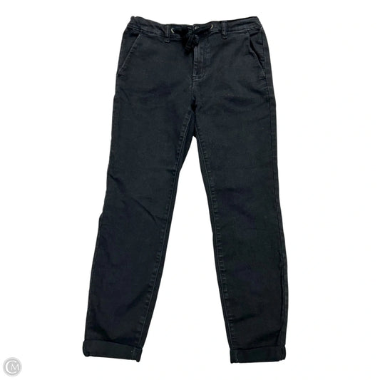 Jeans Cropped By Avec Les Filles In Black Denim, Size: 4