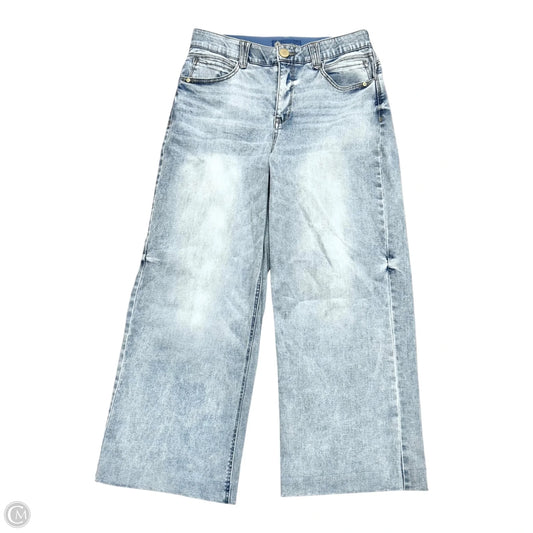 Jeans Wide Leg By Democracy In Blue Denim, Size: 10p