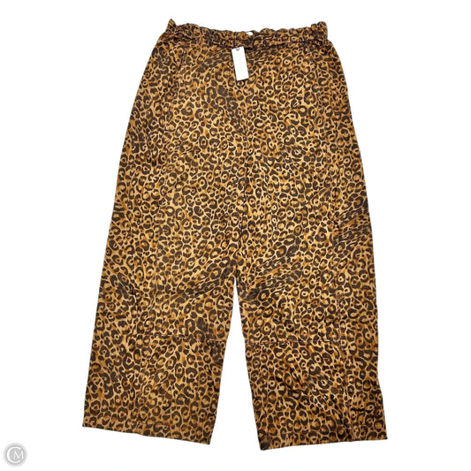 Pants Wide Leg By Pilcro In Leopard Print, Size: M