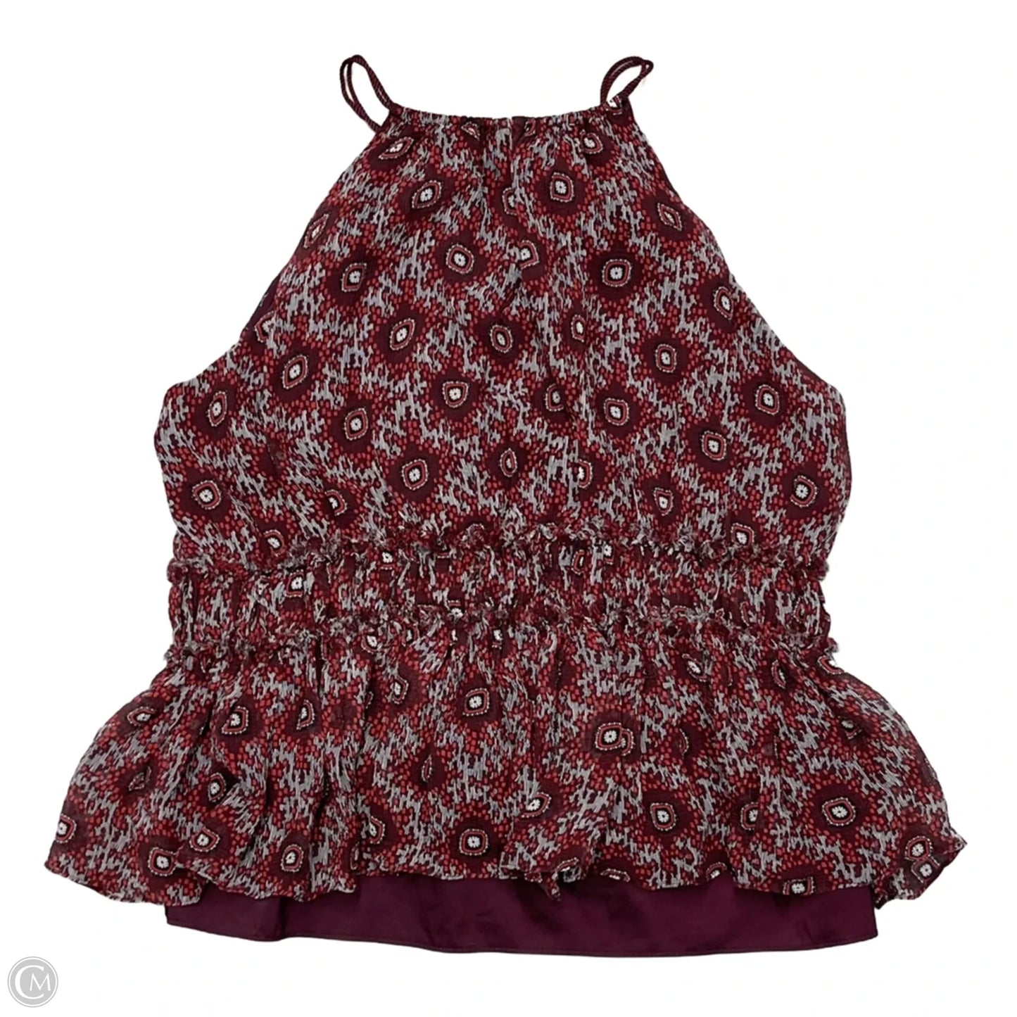 Top Sleeveless By Cinq A Sept In Maroon, Size: Xs