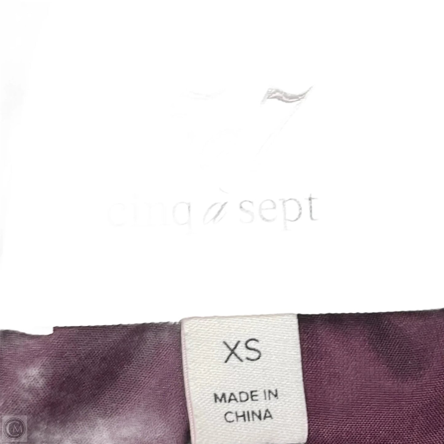 Top Sleeveless By Cinq A Sept In Maroon, Size: Xs