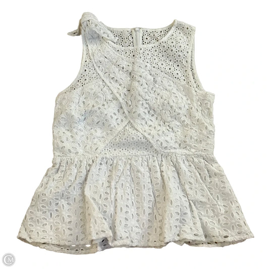 Top Sleeveless Designer By Lilly Pulitzer In White, Size: Xs