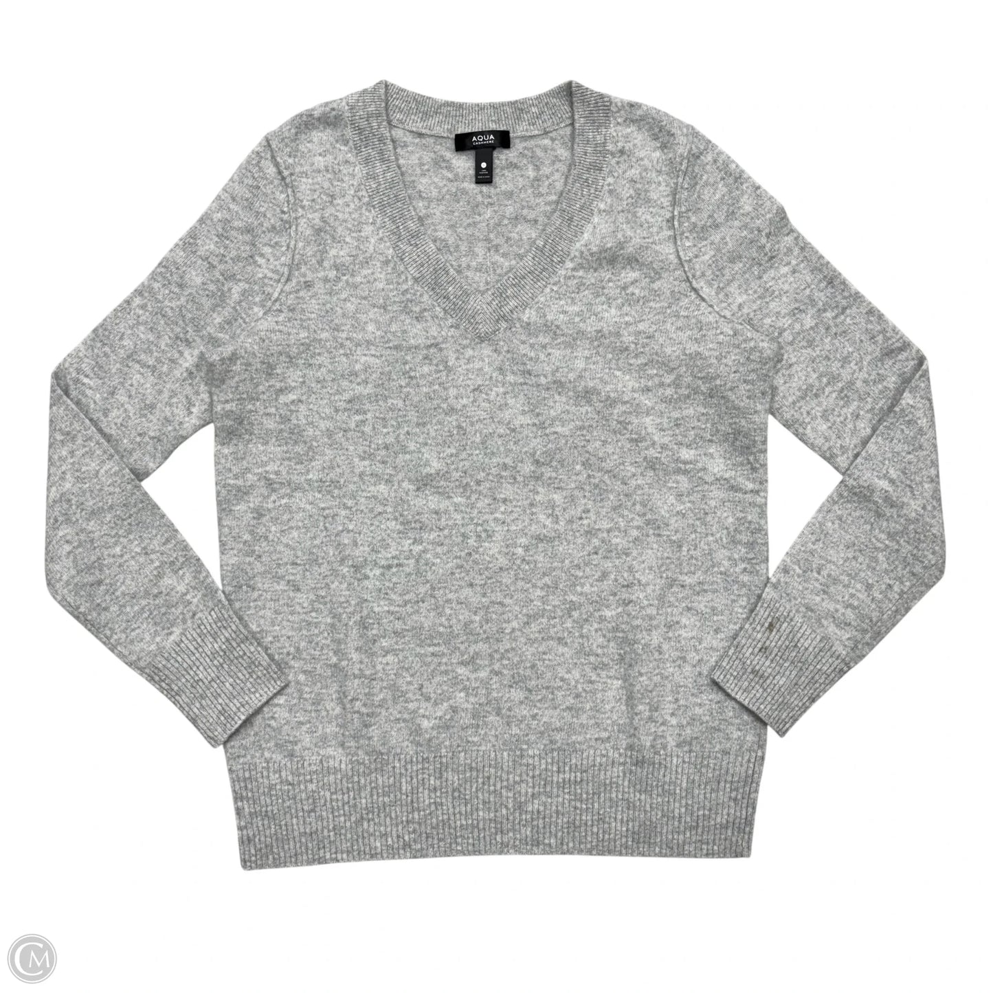 Sweater Cashmere By Aqua In Grey, Size: S