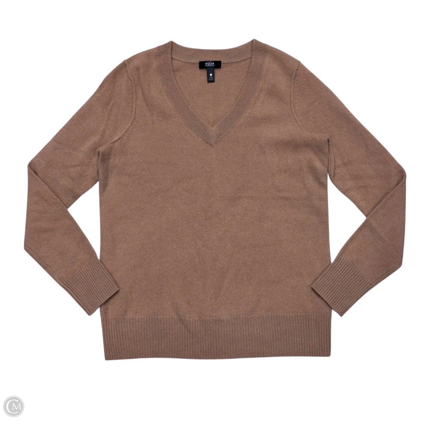 Sweater Cashmere By Aqua In Brown, Size: S