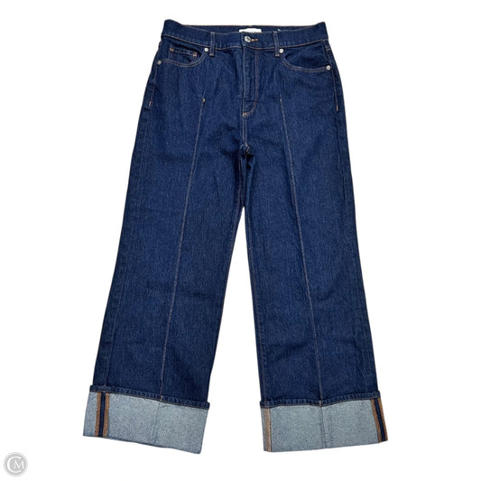 Jeans Wide Leg By Loft In Blue Denim, Size: 6