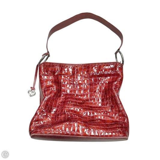 Handbag Leather By Brighton, Size: Medium