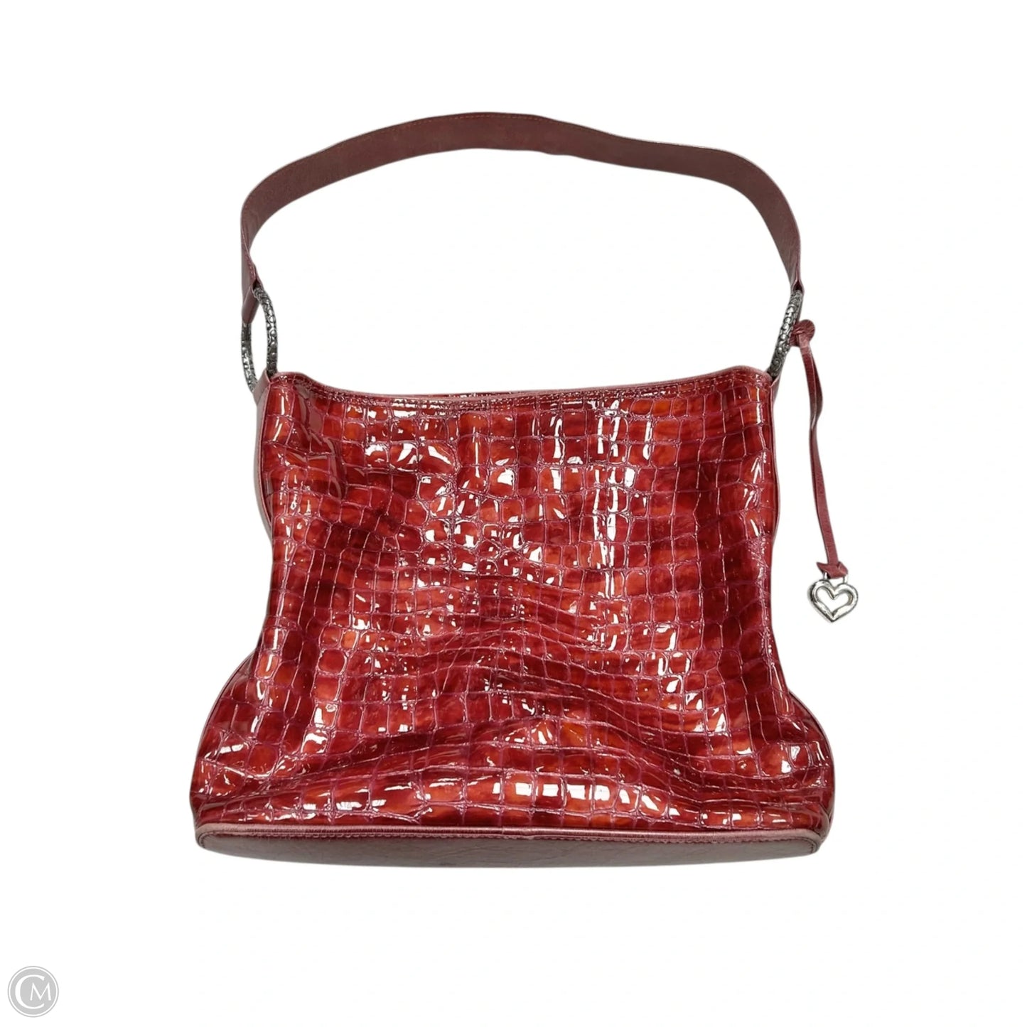 Handbag Leather By Brighton, Size: Medium