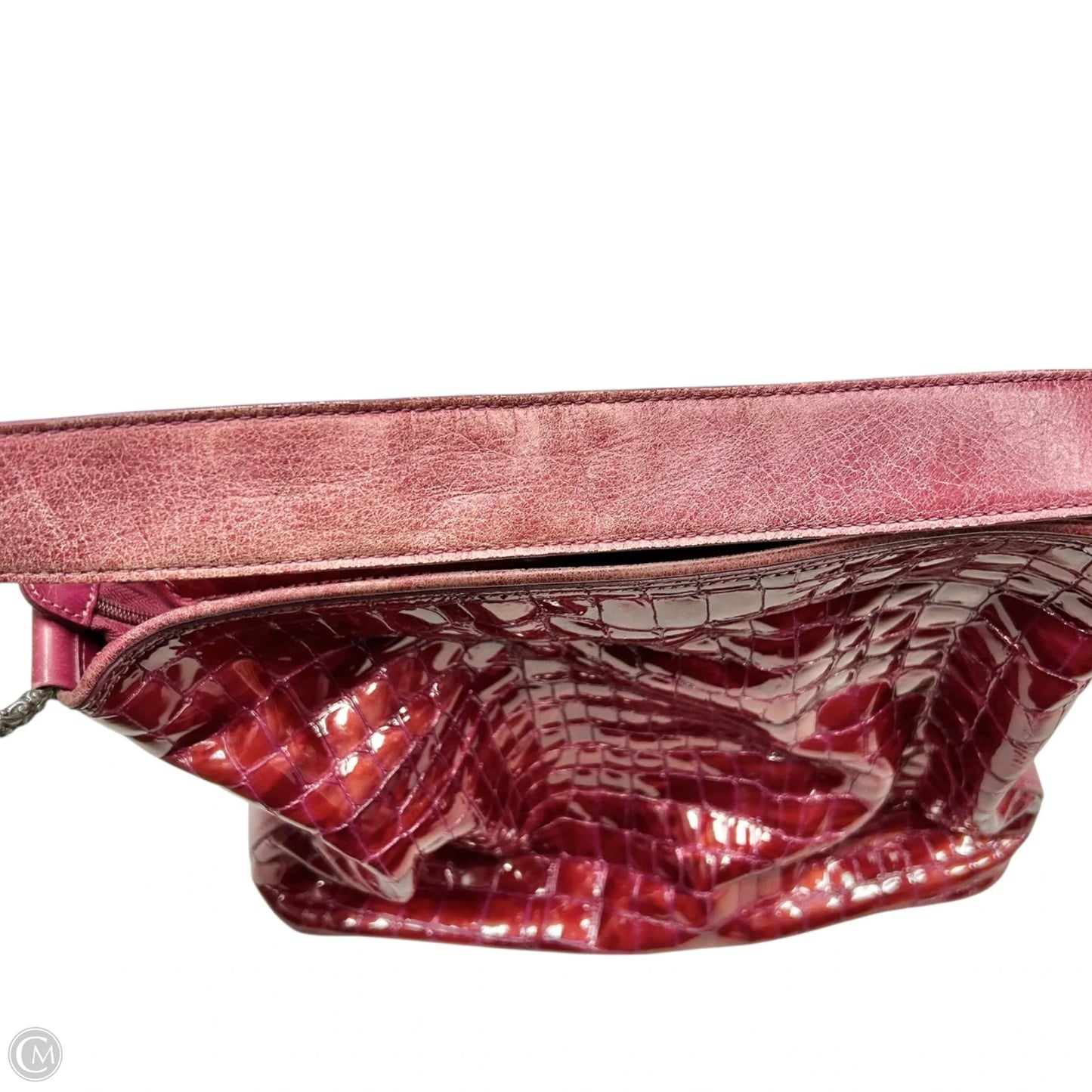 Handbag Leather By Brighton, Size: Medium