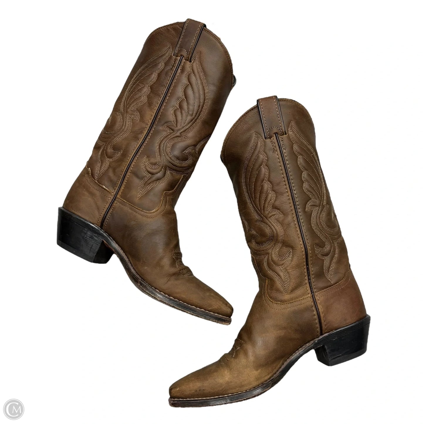 Boots Leather By abilene In Brown, Size: 7