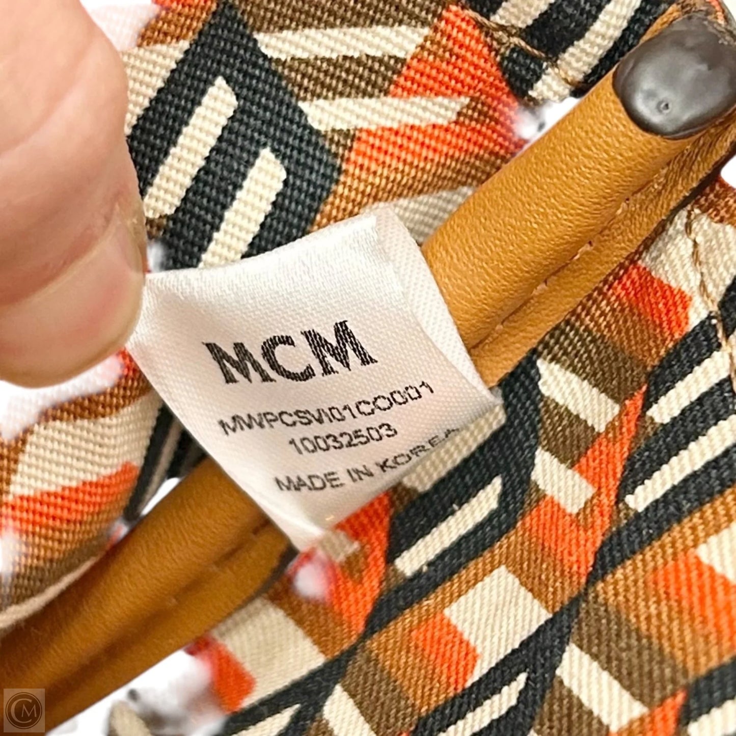 Clutch Luxury Designer By Mcm, Size: Medium