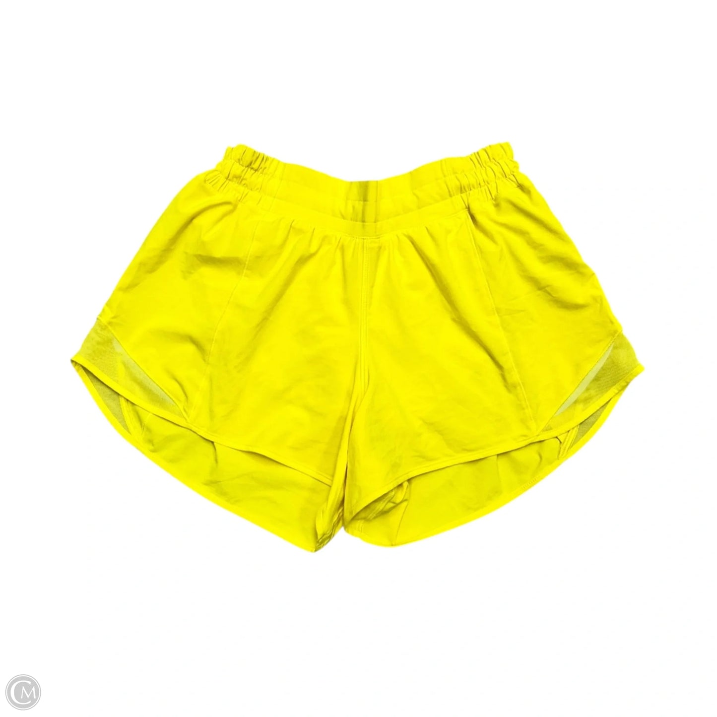 Athletic Shorts By Lululemon In Yellow, Size: M