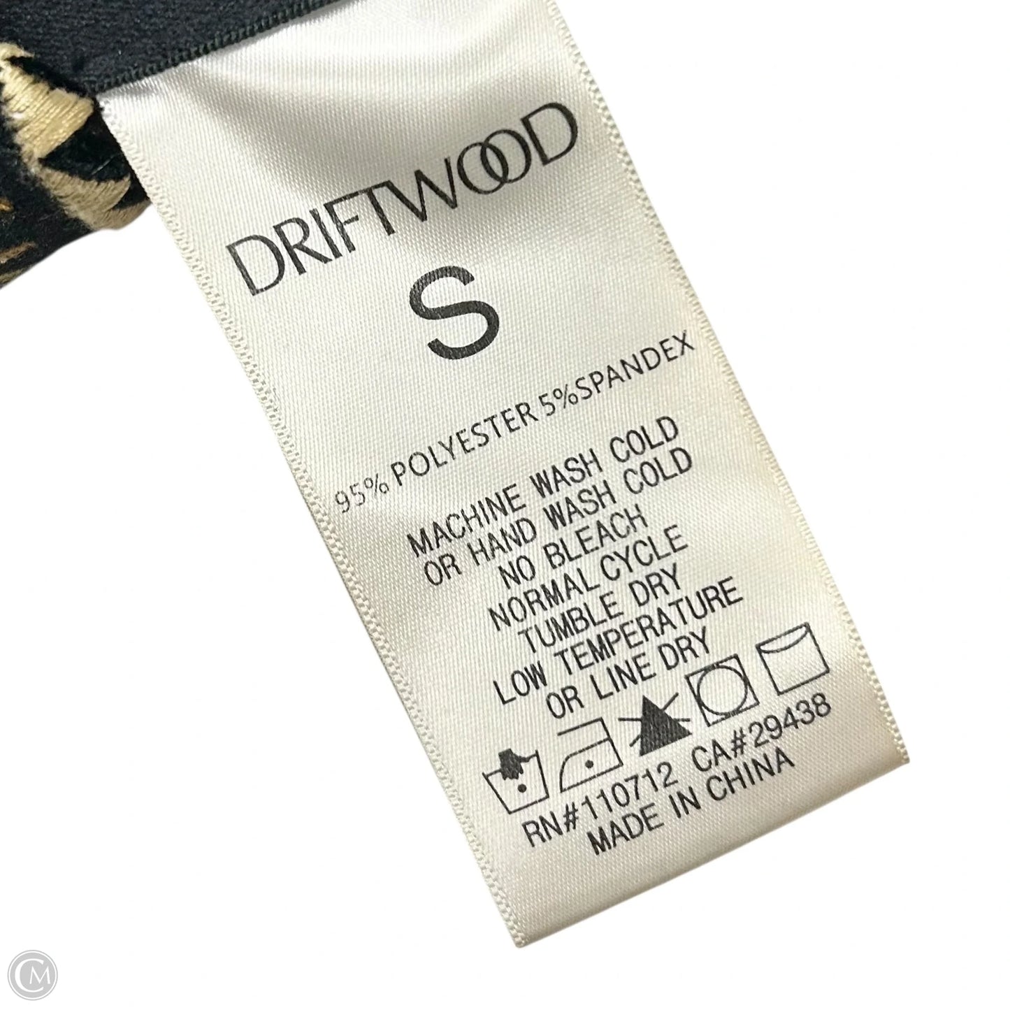 Pants Other By Driftwood In Black & Cream, Size: S