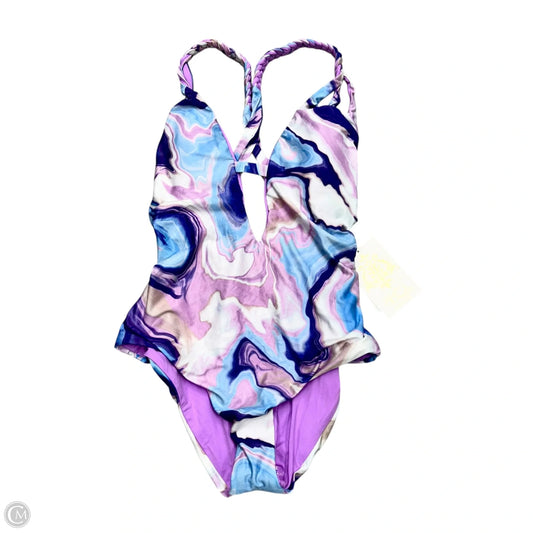 Swimsuit By Becca In Blue & Purple, Size: S