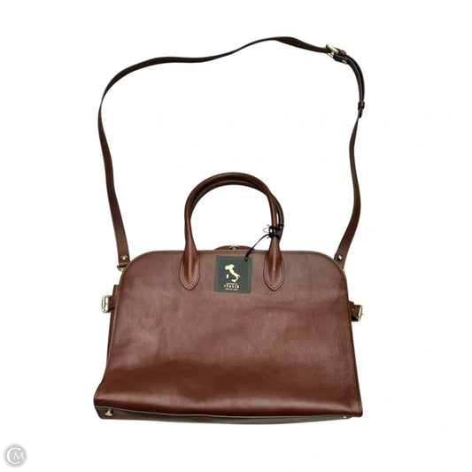 Handbag Leather By Claudia Firenze, Size: Large