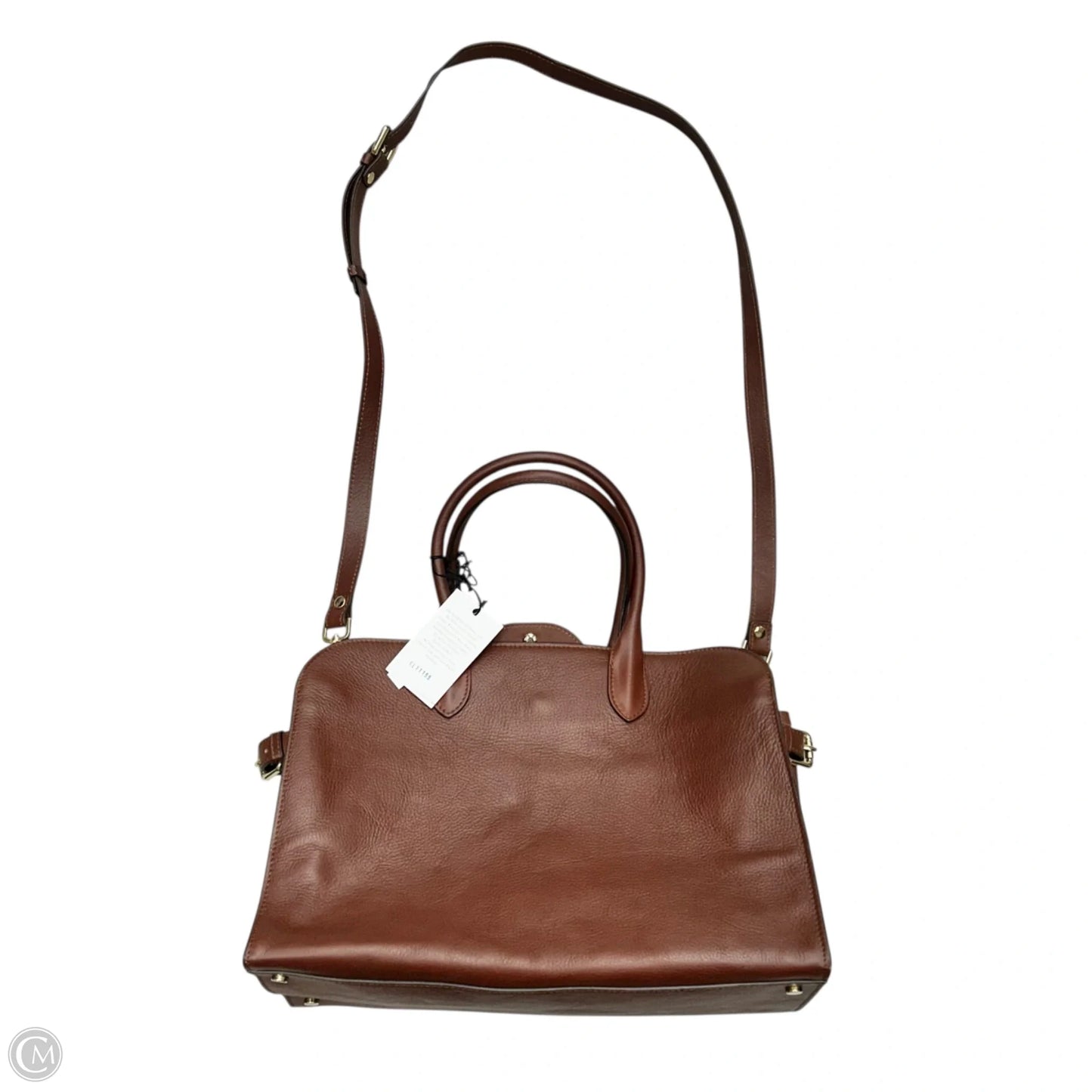 Handbag Leather By Claudia Firenze, Size: Large