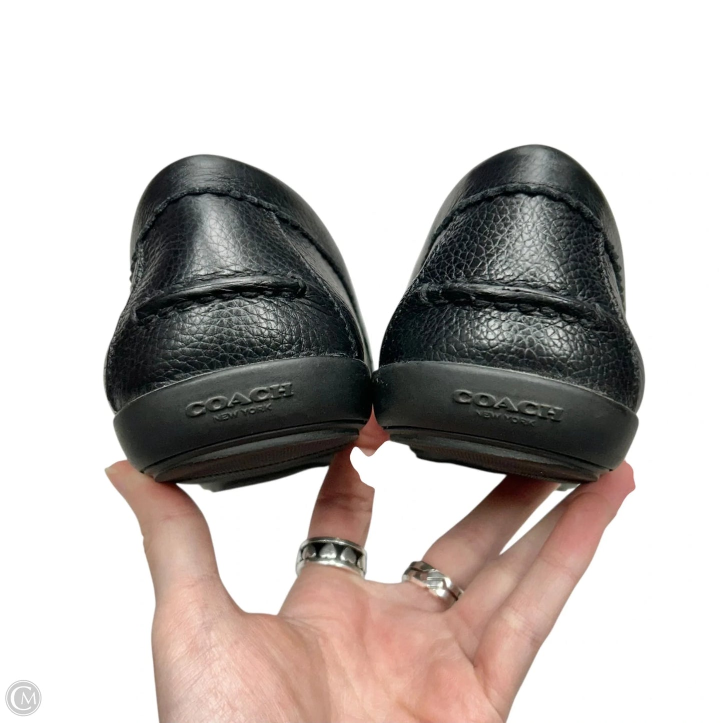 Shoes Designer By Coach In Black, Size: 10