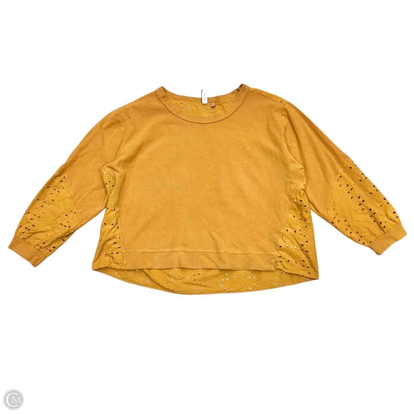 Top Long Sleeve By Pilcro In Orange, Size: L
