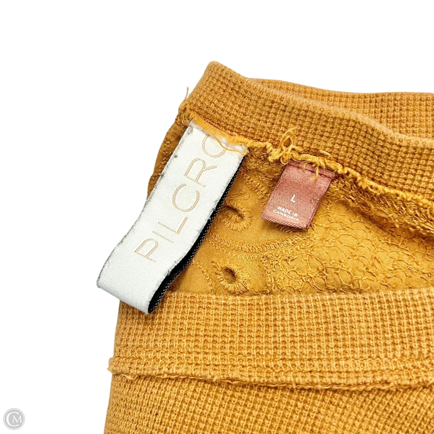 Top Long Sleeve By Pilcro In Orange, Size: L