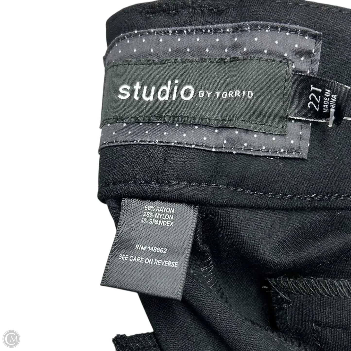 Pants Dress By Studio In Black, Size: 22t