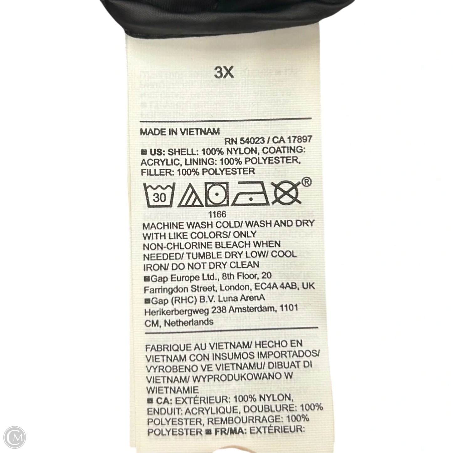 Jacket Puffer & Quilted By Old Navy In Black, Size: 3x