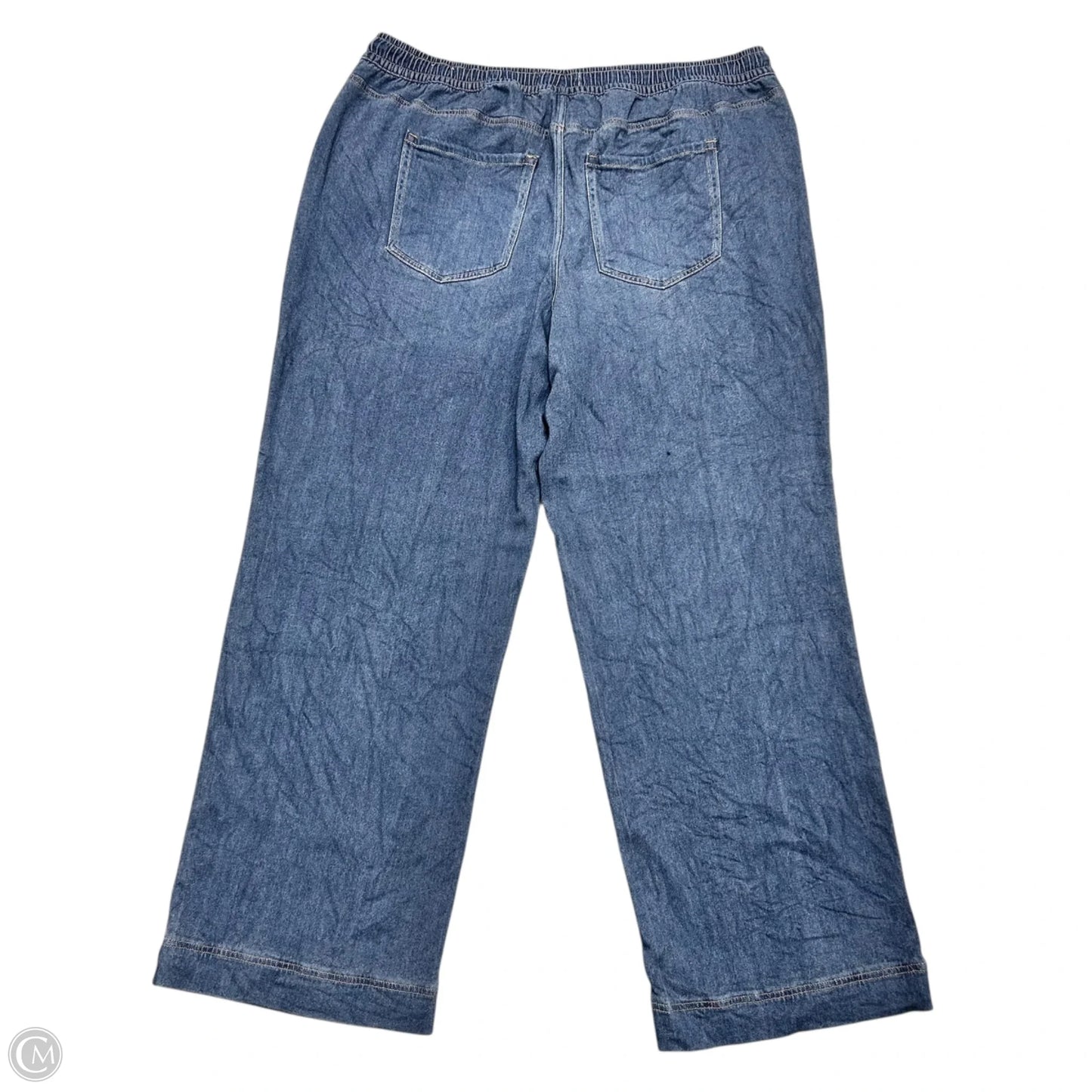 Jeans Wide Leg By Lane Bryant In Blue Denim, Size: 22L