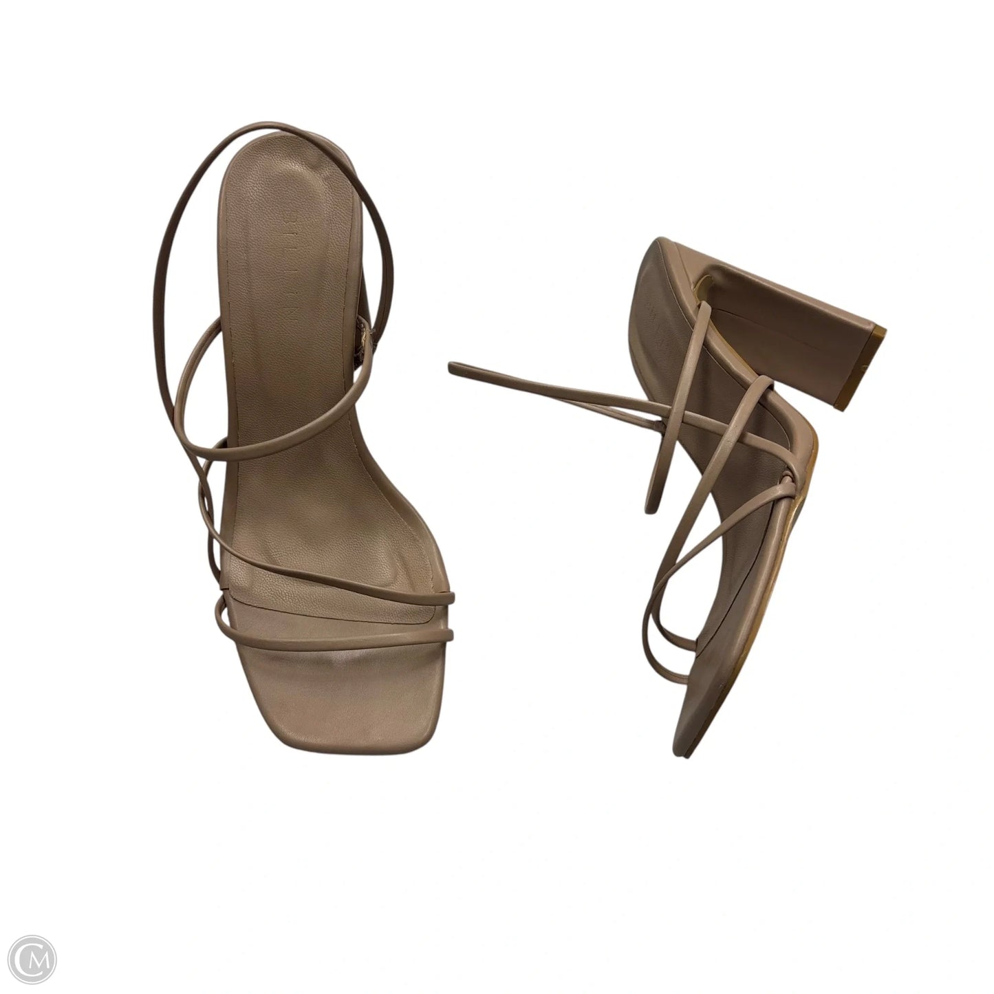 Sandals Heels Block By Billini In Tan, Size: 7