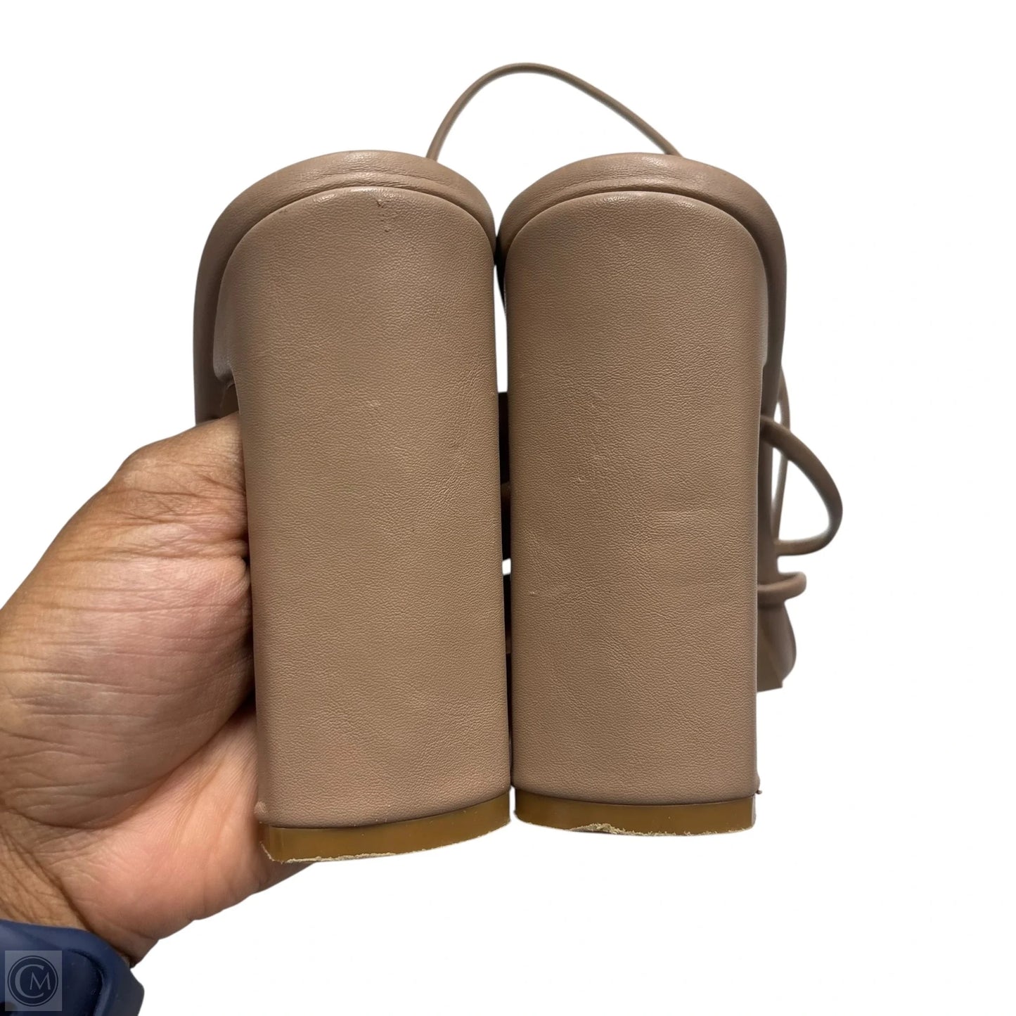 Sandals Heels Block By Billini In Tan, Size: 7