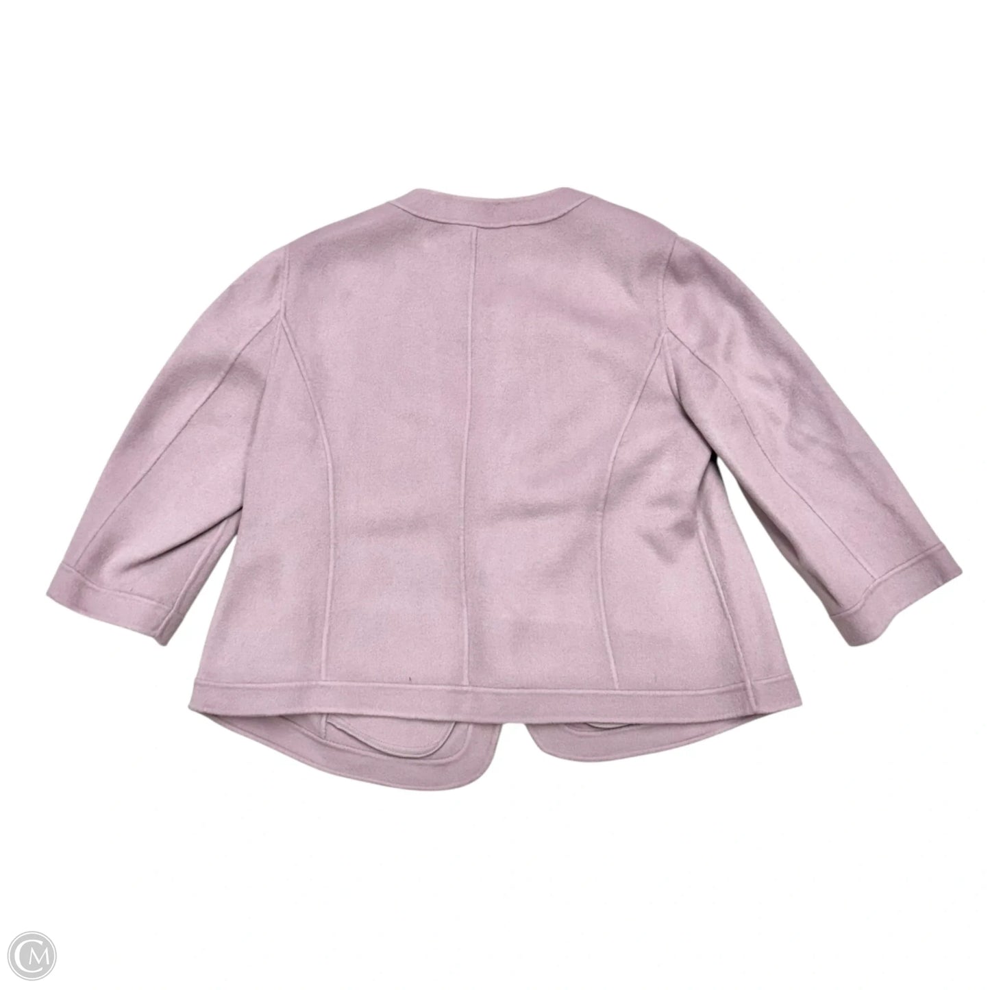 Jacket Fleece By Talbots In Purple, Size: Xl