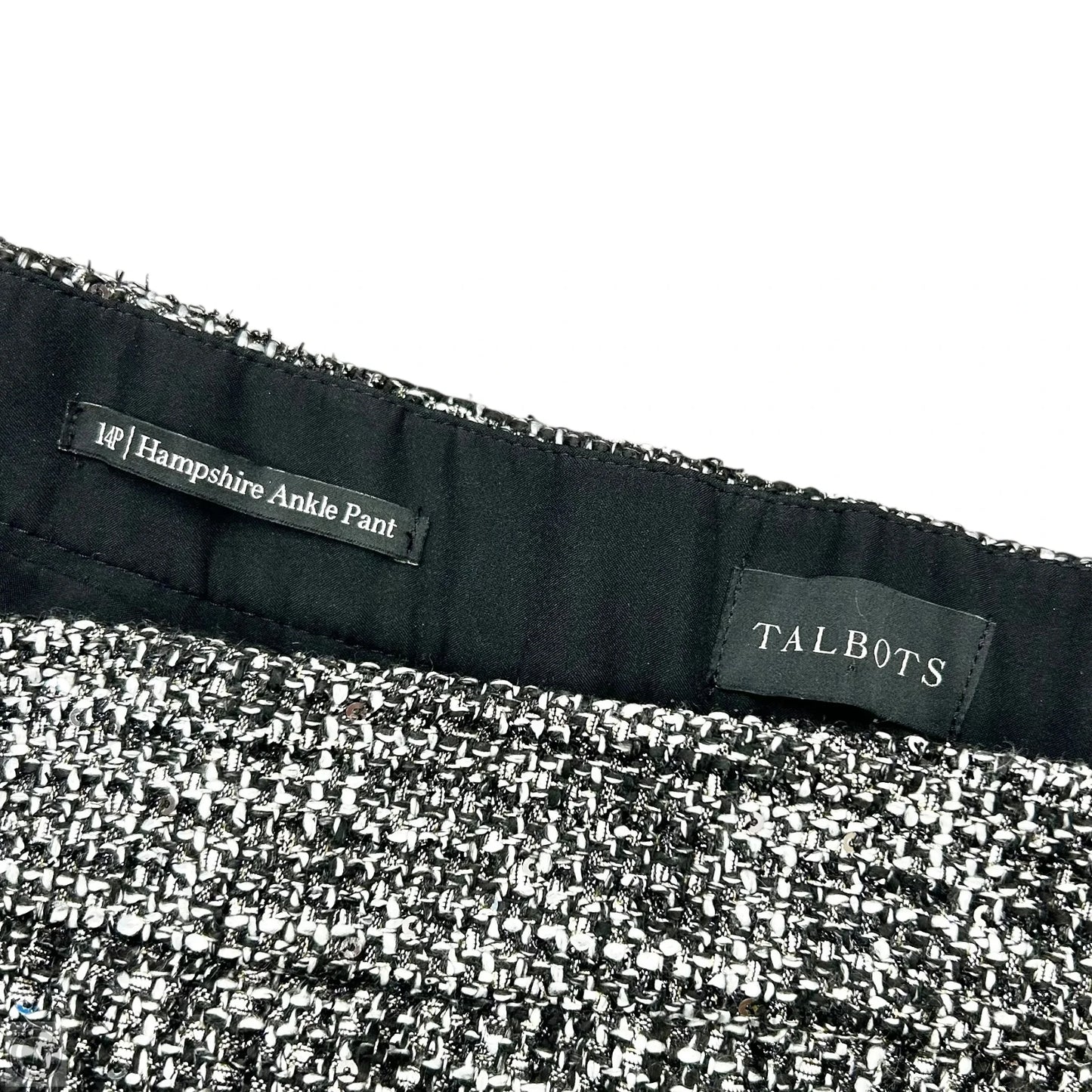 Pants Dress By Talbots In Black & White, Size: 14p