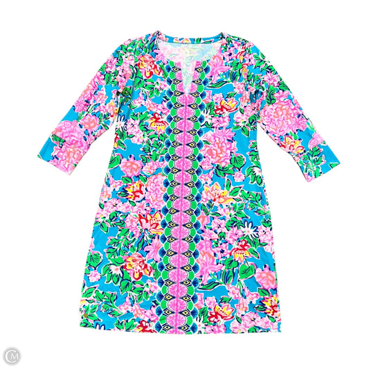Dress Designer By Lilly Pulitzer In Green & Pink, Size: S