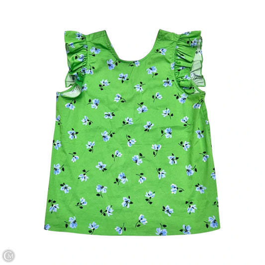 Top Short Sleeve Designer By Kate Spade In Blue & Green, Size: S