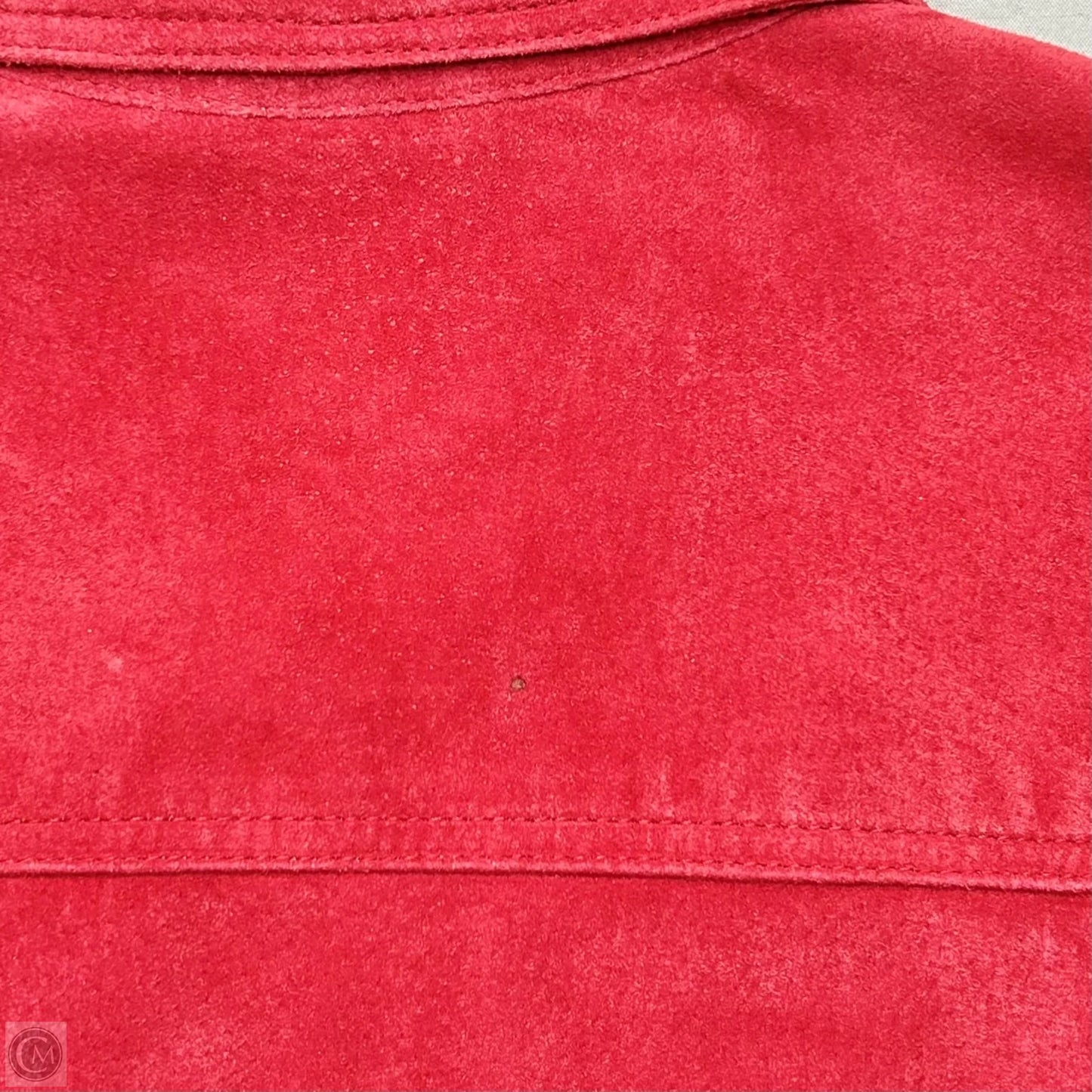 Jacket Leather By Coldwater Creek In Red, Size: Xl