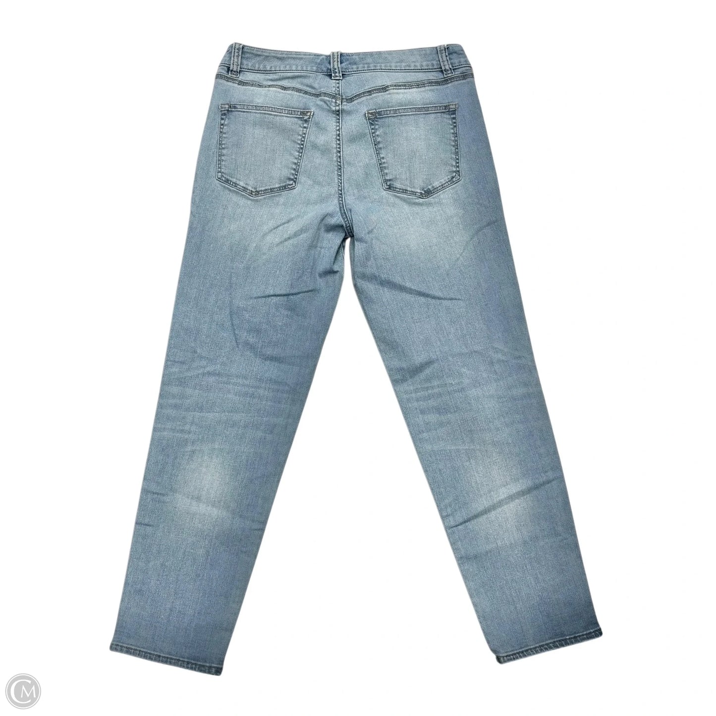 Jeans Straight By Talbots In Blue Denim, Size: 6