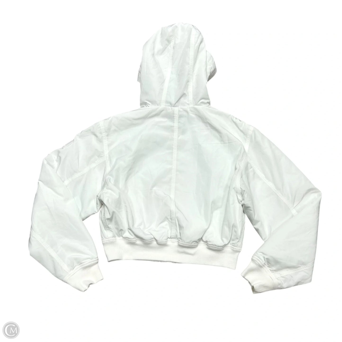Athletic Jacket By Athleta In White, Size: M
