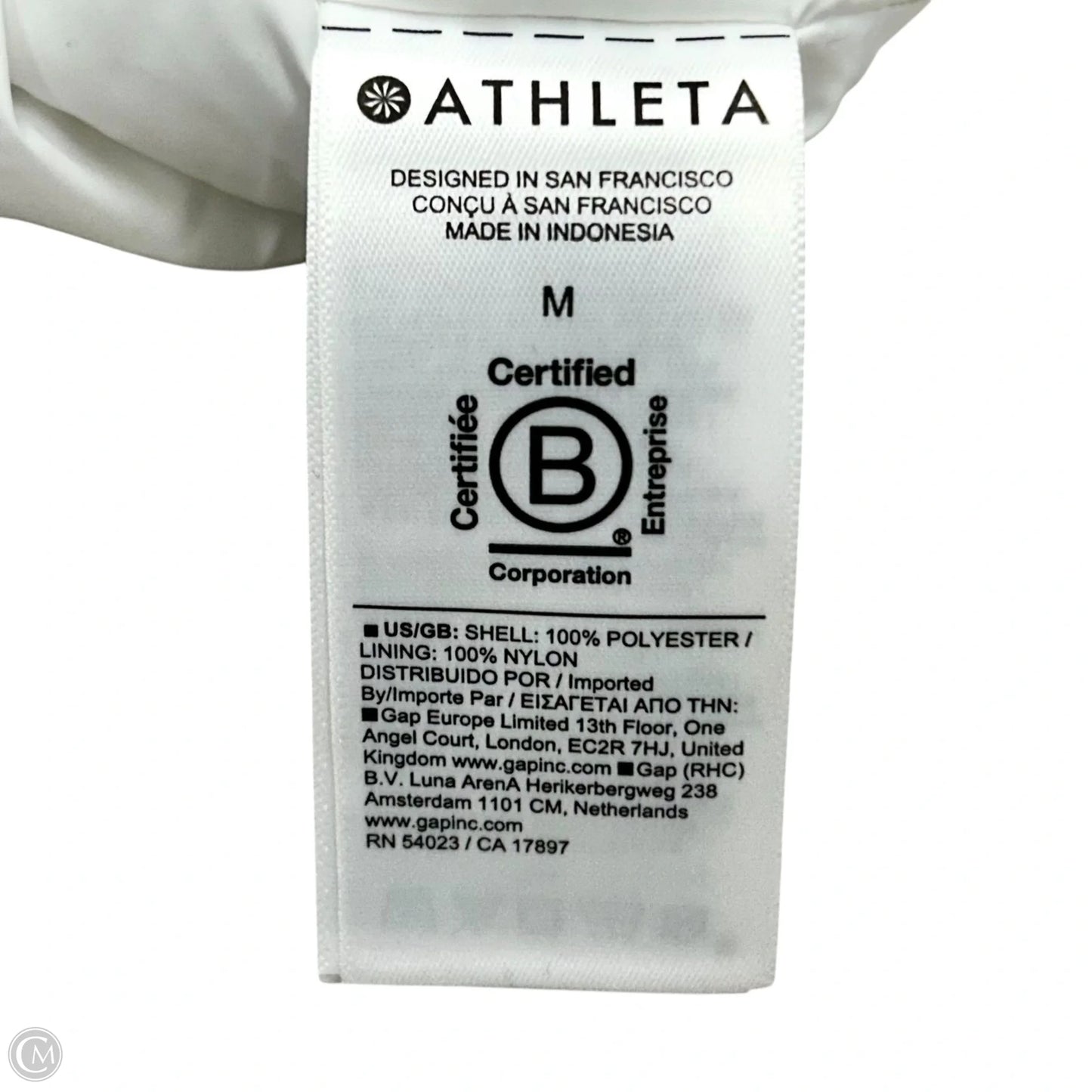 Athletic Jacket By Athleta In White, Size: M