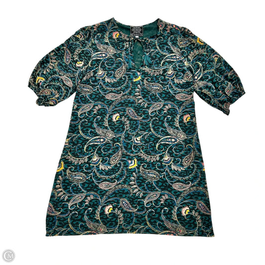 Dress Casual Short By Johnny Was In Black & Green, Size: M