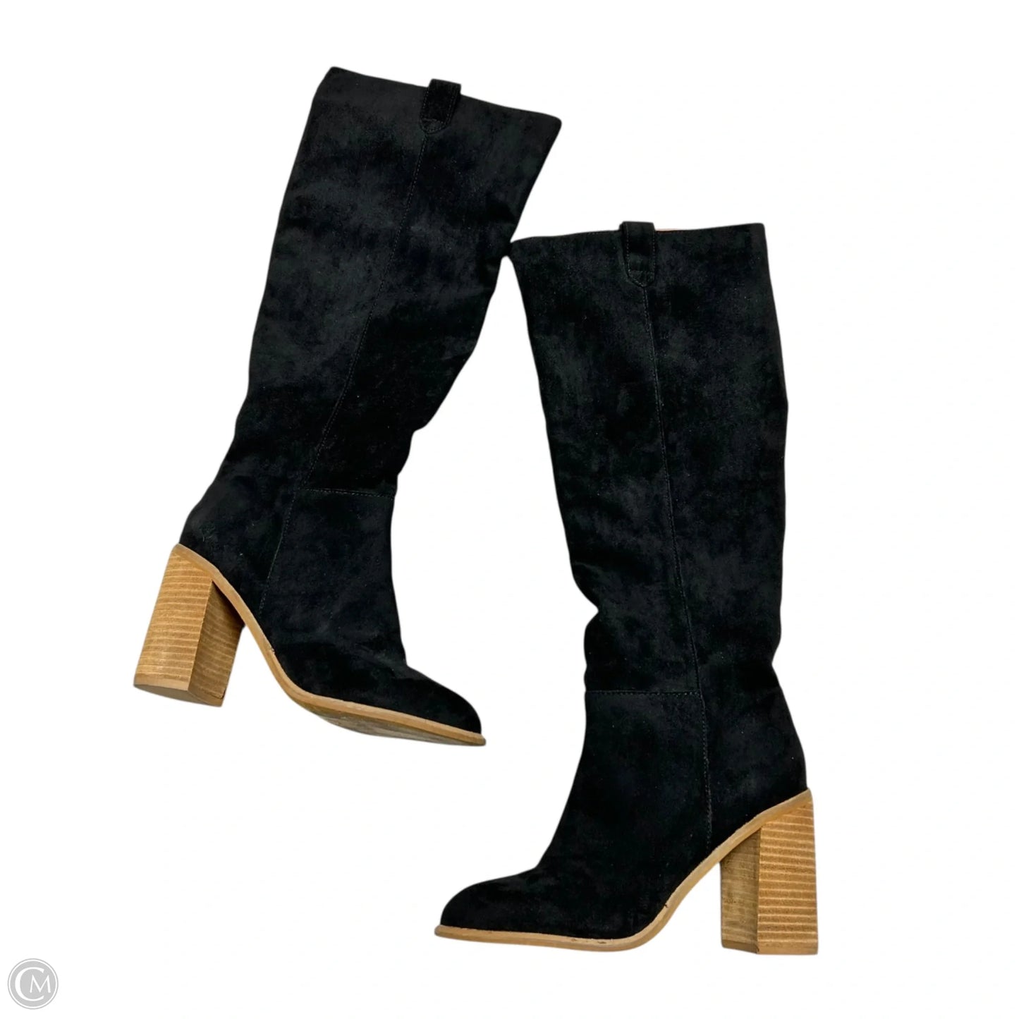 Boots Knee Heels By Oasis Society In Black, Size: 8