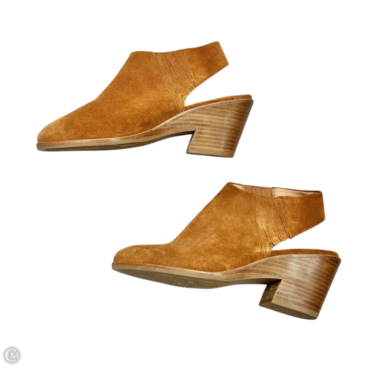 Boots Ankle Heels By Gentle Souls In Brown, Size: 7