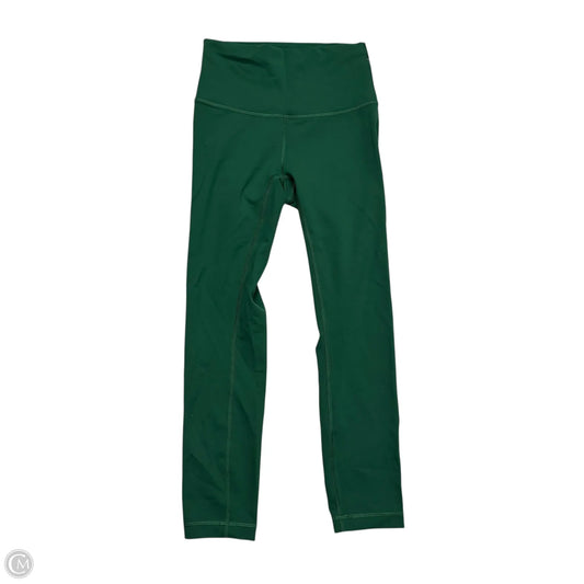 Athletic Leggings By Lululemon In Green, Size: S