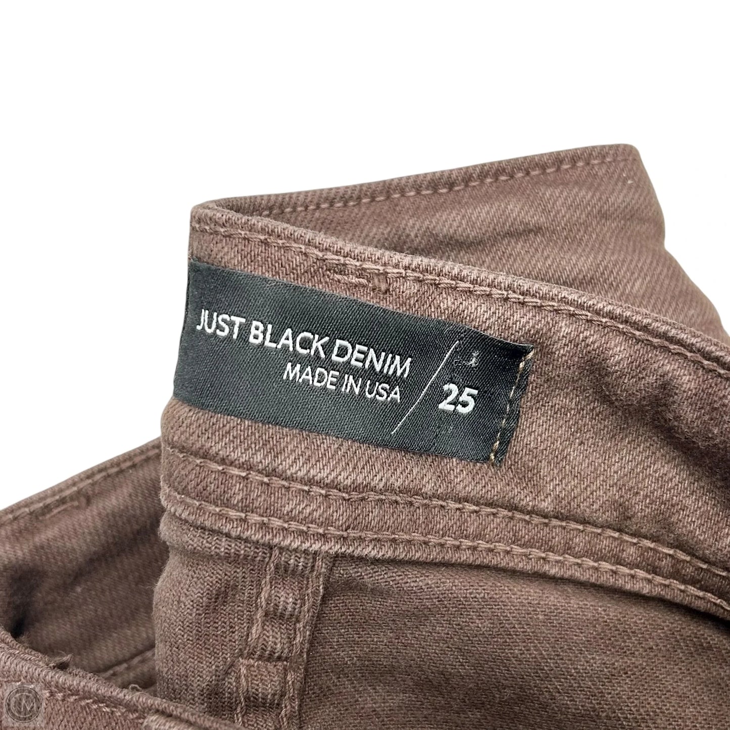 Jeans Wide Leg By Just Black In Brown Denim, Size: 0